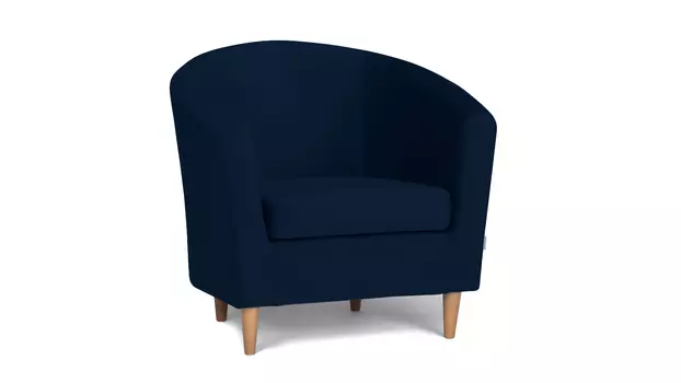 Кресло Moony Sky velvet 41, светлые ножки