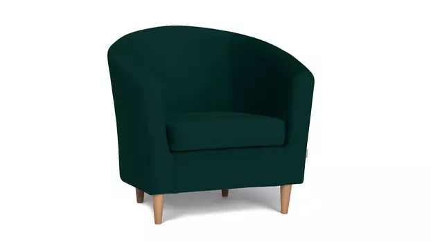 Кресло Moony Sky velvet 42, светлые ножки