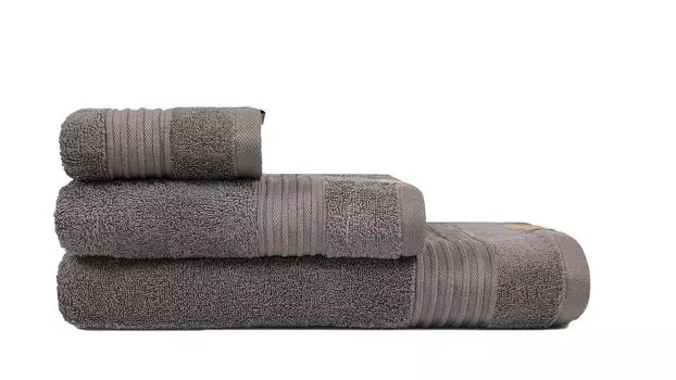 Набор полотенец 3 шт Venus цвет антрацит