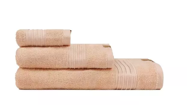 Набор полотенец 3 шт Venus цвет пудровый