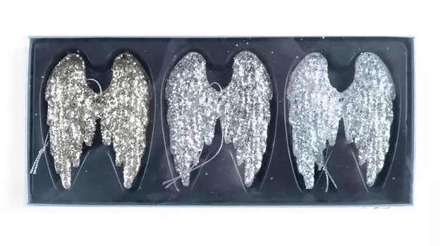 Набор стеклянных украшений Крылья DF23-19 3 шт