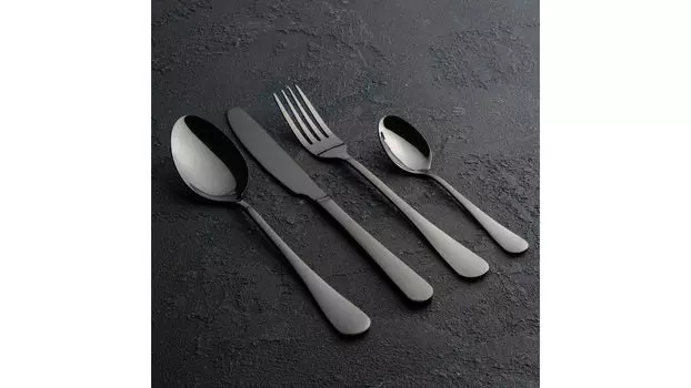 Набор столовых приборов Magis черный