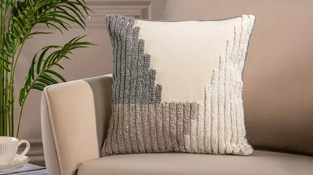 Наволочка декоративная Askona Home Fuzzy, Линии