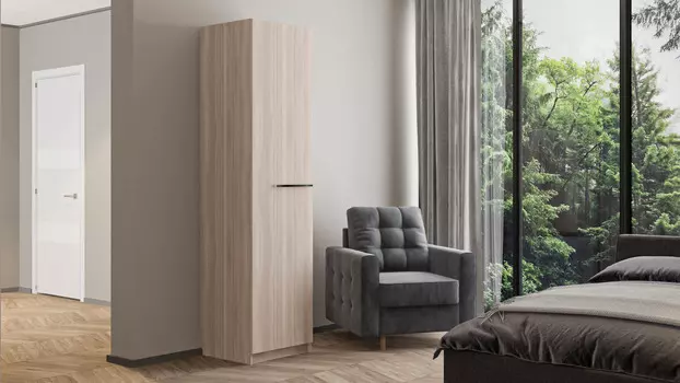 Шкаф однодверный Noble 57 см, цвет Ясень