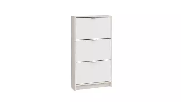 Обувница Kelda, цвет Ясень шимо+Белый