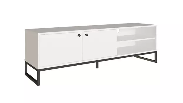 Тумба Odin, цвет Белый премиум + Белый премиум