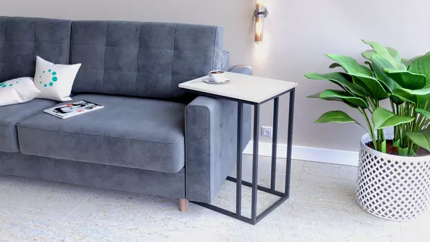 Журнальный стол Odin для дивана (h-72), цвет Белый