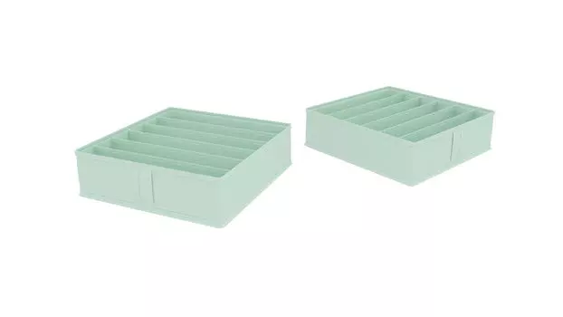 Органайзер 6 ячеек Классик new 35 35 10 см цвет мятный