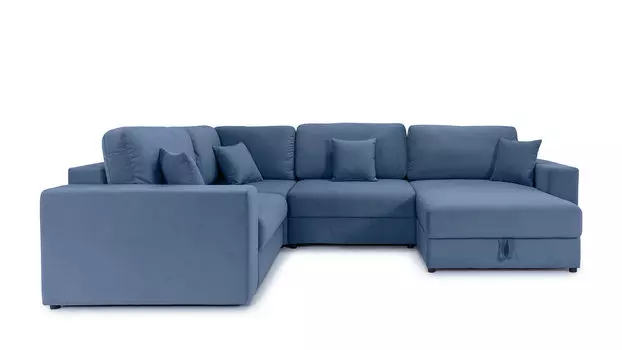 П-образный диван 4-местный Conti с полкой R