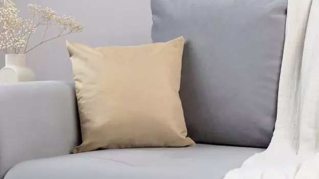 Подушка декоративная Glossy Бежевый