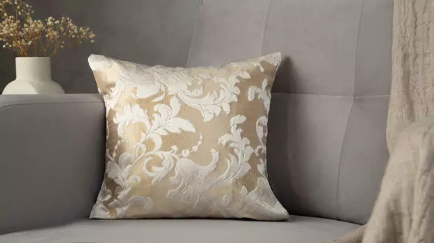 Подушка декоративная Ludovik Flower White