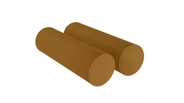 Подушки-валики Amani Casanova Mustard, комплект из 2 штук