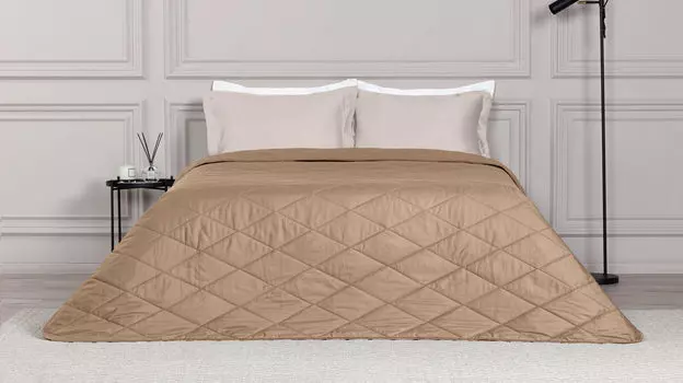 Покрывало хлопковое Askona Cotton Sateen, цвет Охра