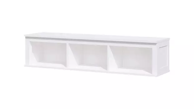 Полка подвесная Terek 148, цвет белый