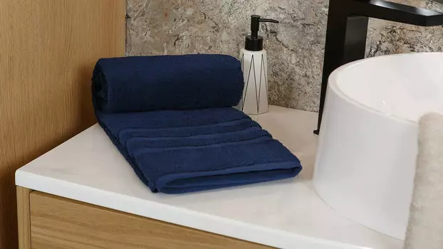 Полотенце Askona Home Dobby 70 120 см цвет синий