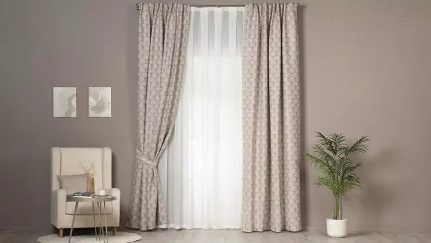 Портьера Askona Home Linen 155 300 веера