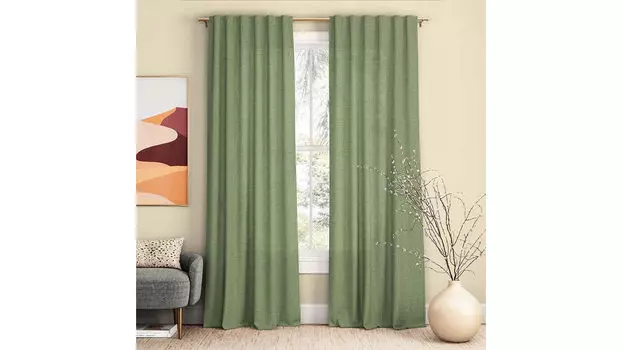 Портьеры Askona Home Boho 145 270 зеленый