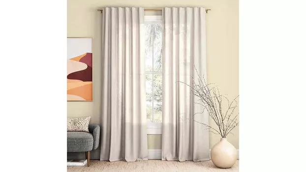 Портьеры Askona Home Boho 145 270 бежевый