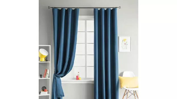 Комплект портьер Askona Home Merlin 145 270 синий