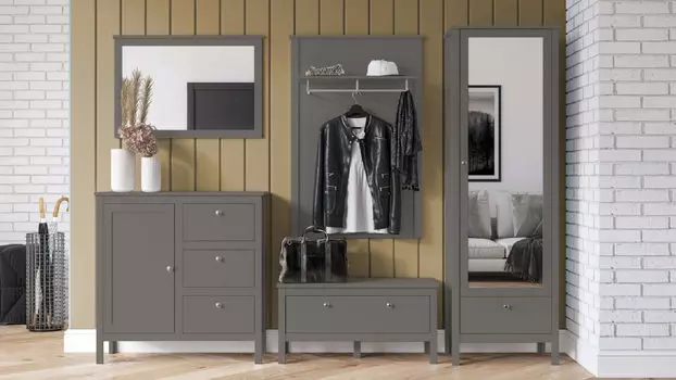 Прихожая Kasli, цвет Графит