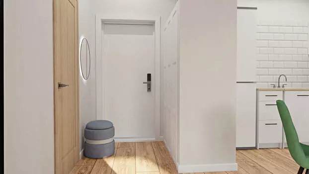 Прихожая светлая