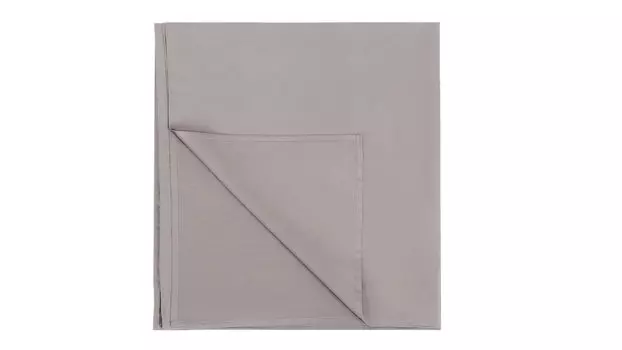 Простыня без резинки Comfort Cotton, цвет: Светло-серый