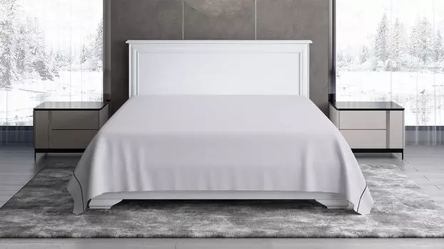 Простыня без резинки Soft Silver, цвет Благородное серебро