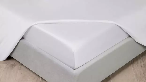 Простыня на резинке Askona Home, цвет: Белый снег