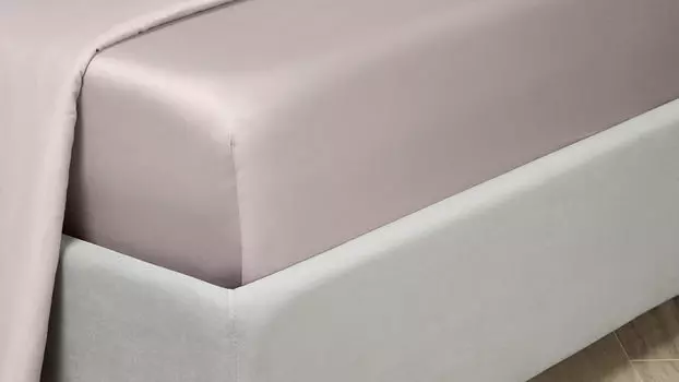 Простыня на резинке Askona Home, цвет: Дымчатый