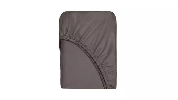 Простыня на резинке Askona Home Line, цвет Угольный