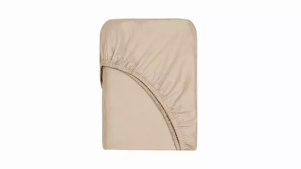 Простыня на резинке Askona Home Scandi, цвет кремовый