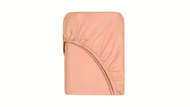 Простыня на резинке Askona Home Scandi, цвет лососевый
