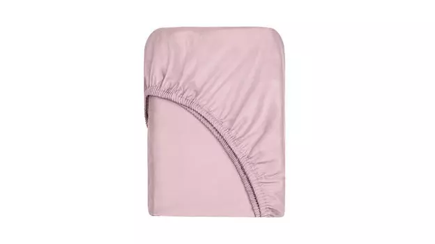 Простыня на резинке Lite Home, цвет Пыльная роза