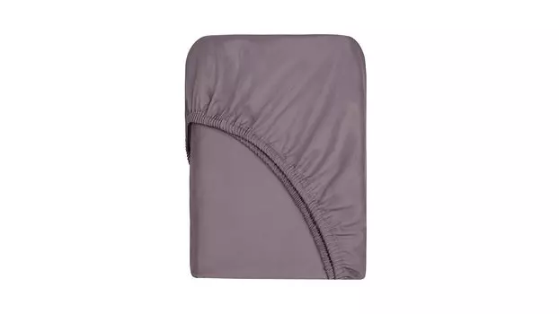 Простыня на резинке Maco Sateen 2.0 Лиловая дымка