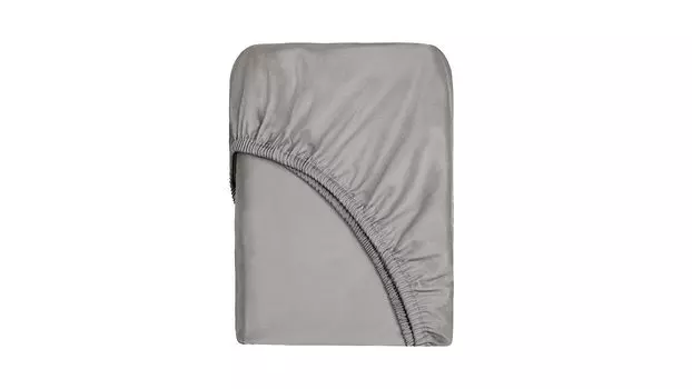 Простыня на резинке Pure Bamboo, цвет Платина