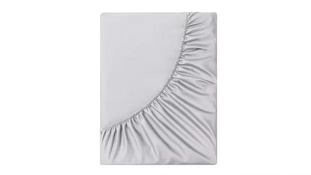 Простыня на резинке Soft Silver, цвет Благородное серебро