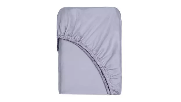 Простыня на резинке Solid Tencel, цвет Васильковый