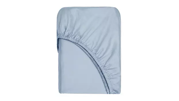 Простыня на резинке Solid Tencel, цвет Васильковый