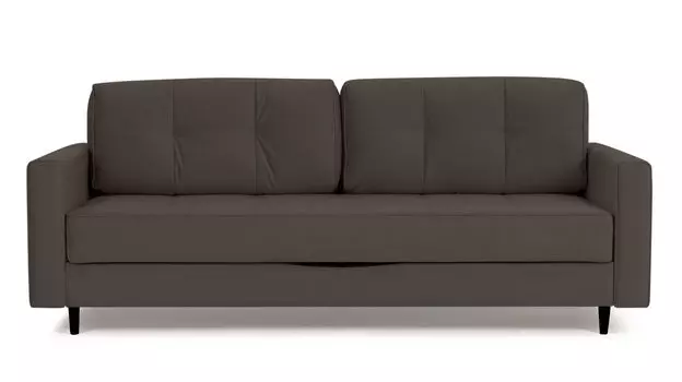 Прямой диван Amani PRO с широкими подлокотниками, ножки пластик