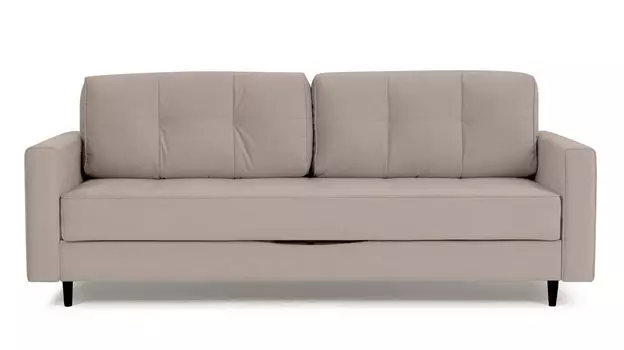 Прямой диван Amani PRO с широкими подлокотниками, ножки пластик