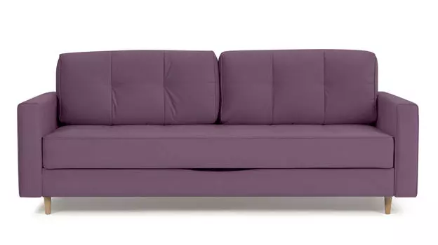 Прямой диван Amani PRO с широкими подлокотниками, ножки массив