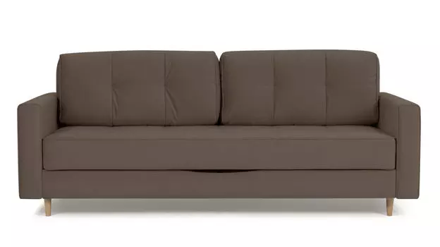 Прямой диван Amani PRO с широкими подлокотниками, ножки массив