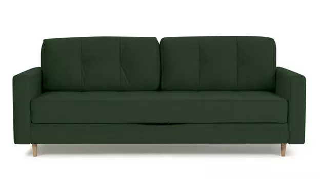 Прямой диван Amani PRO с широкими подлокотниками, ножки массив