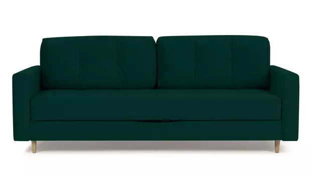 Прямой диван Amani PRO с широкими подлокотниками, ножки массив