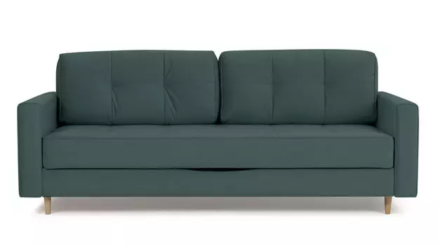 Прямой диван Amani PRO с широкими подлокотниками, ножки массив