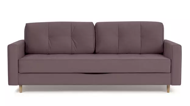 Прямой диван Amani PRO с широкими подлокотниками, ножки массив