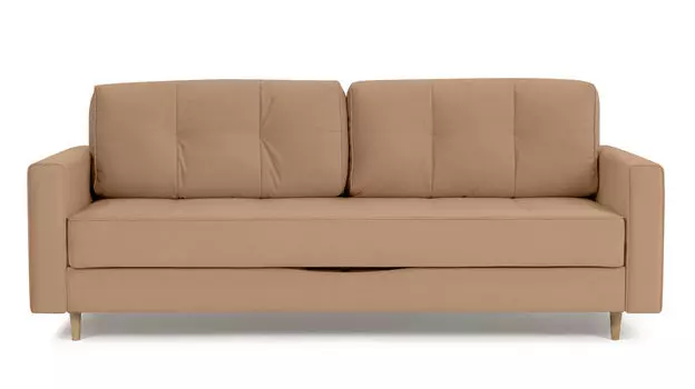 Прямой диван Amani PRO с широкими подлокотниками, ножки массив