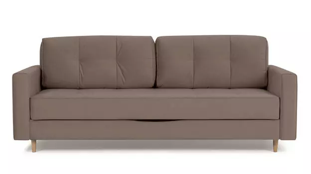 Прямой диван Amani PRO с широкими подлокотниками, ножки массив