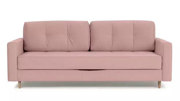 Прямой диван Amani PRO с широкими подлокотниками, ножки массив