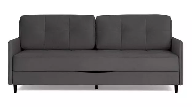 Прямой диван Amani PRO с узкими подлокотниками, ножки пластик